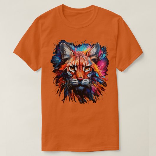 American Bobcat Rainbow T-Shirt (Design vorne)