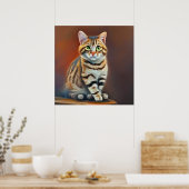 American Bobtail Cat Poster (Küche)