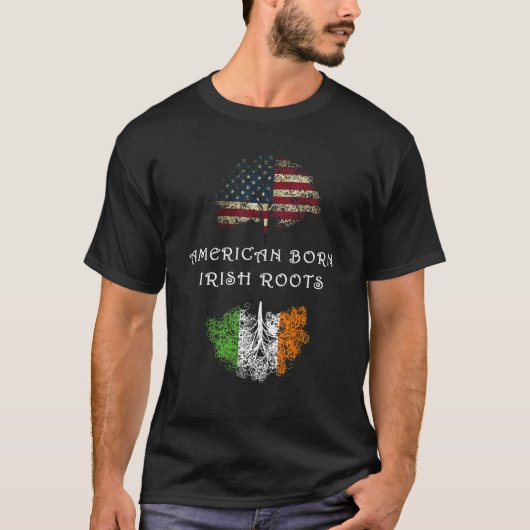 American born Irish roots T-Shirt (Vorderseite)