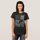 American Bowling Strike Bowler Bowling Pin Bowling T-Shirt (Vorne ganz)
