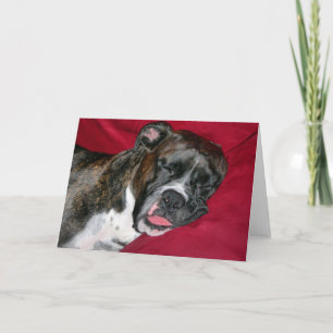 American Boxer Dog Karte