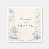 American Boy All American Baby Shower Serviette (Vorderseite)