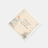 American Boy Red White Blue Baby Shower Serviette (Ecke)