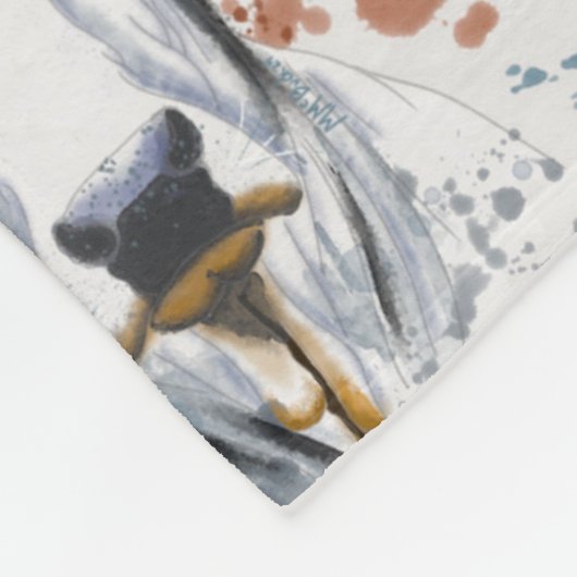 American Brahman Fleecedecke (Ecke)