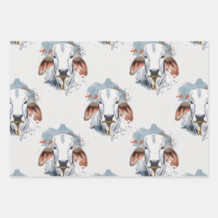 American Brahman Geschenkpapier Set