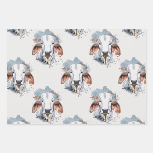American Brahman Geschenkpapier Set (Vorderseite 2)