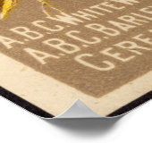 American Breakfast Food Vintag Werbung Poster (Ecke)