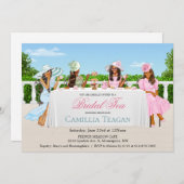 American Bridal Tea Party Einladung (Vorne/Hinten)