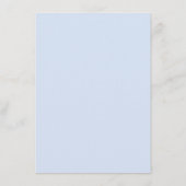 American British 4 Courses Wedding Menu Menükarte (Rückseite)