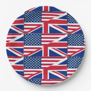 American British Flag Theme Party Paper Teller