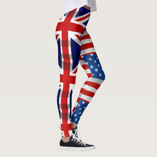American British Flags Patriotic Leggings (Rechts)