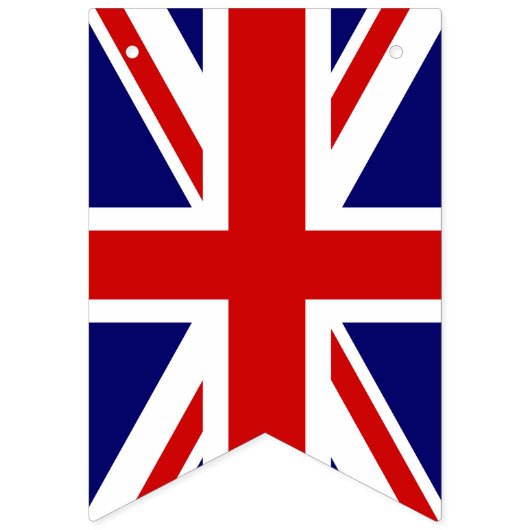 American British Wedding Wimpelkette (Zweite Fahne)