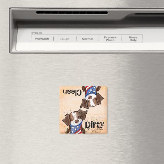American Brittany Dishwasher magnet (In Situ (Geschirrspüler))