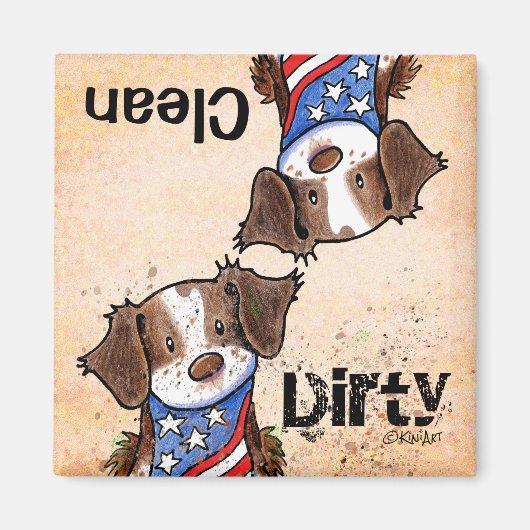 American Brittany Dishwasher magnet (Vorne)