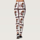 American Brittany Spanisch Weihnachten Leggings (Rückseite)
