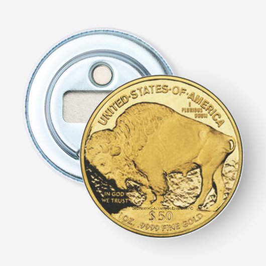"American Buffalo 2006 Proof-US Treasury Coin" Flaschenöffner (Vorderseite)