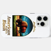 American Buffalo Bison Case-Mate iPhone Hülle (Rückseite (Horizontal))