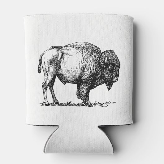 American Buffalo Bison Dosenkühler (Rückseite)