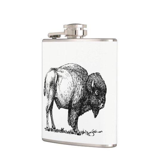 American Buffalo Bison Flachmann (Links)