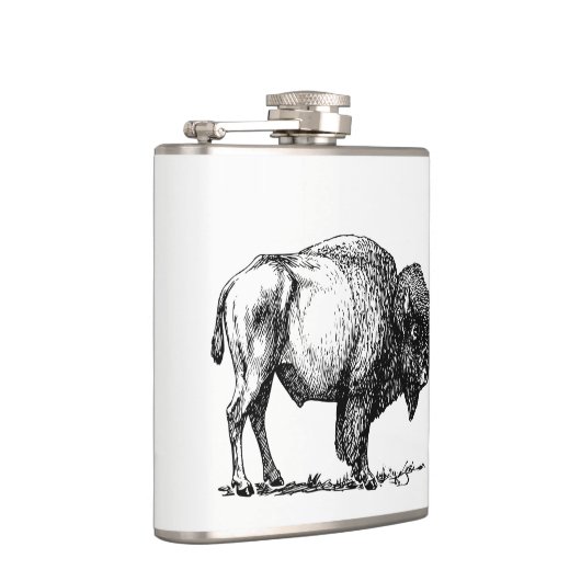 American Buffalo Bison Flachmann (Rechts)