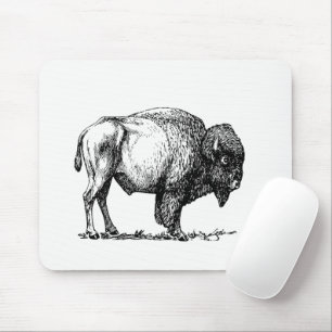 American Buffalo Bison Mousepad