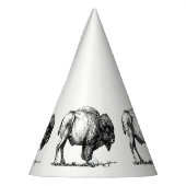 American Buffalo Bison Partyhütchen (Links)