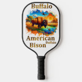 American Buffalo Bison Pickleball Schläger (Vorderseite)