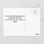 American Buffalo Bison Postkarte (Rückseite)