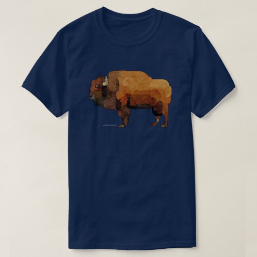 American Buffalo (Bison) T - Shirt (Design vorne)