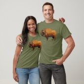 American Buffalo (Bison) T - Shirt (Unisex)