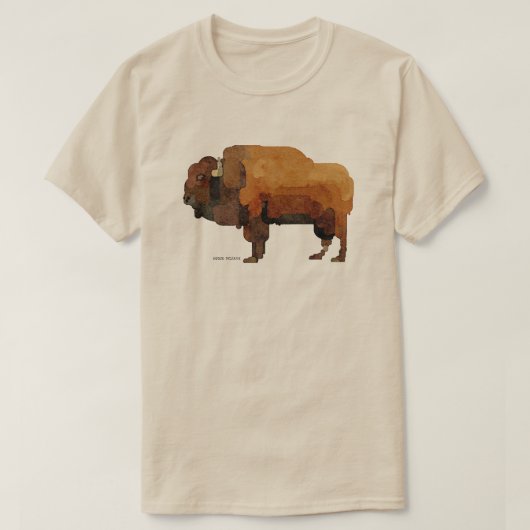 American Buffalo (Bison) T - Shirt (Design vorne)
