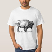 American Buffalo Bison T-Shirt (Vorderseite)