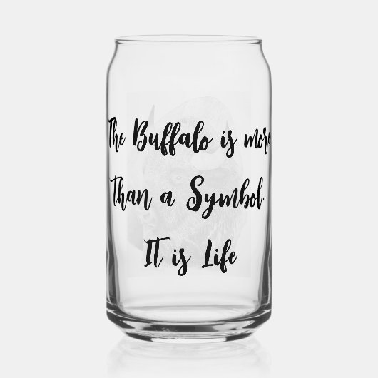 American Buffalo Dosenglas (Rückseite)