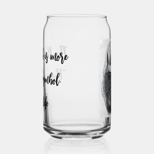 American Buffalo Dosenglas (Rechts)