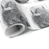 American Buffalo Geschenkpapier (Rolleneckpunkt)