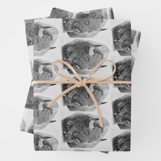 American Buffalo Geschenkpapier Set (Beispiel)