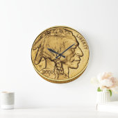 American Buffalo Gold Bullion Coin Große Wanduhr (Zuhause)