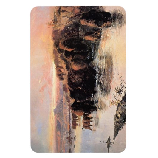 American Buffalo Herd Magnet (Vertikal)