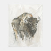 American Buffalo I Fleecedecke (Vorderseite)