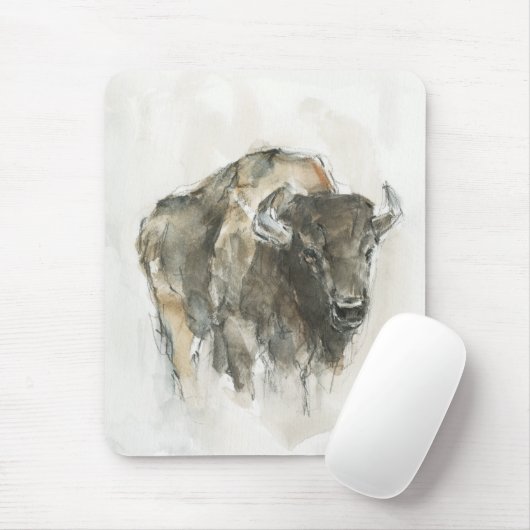 American Buffalo I Mousepad (Mit Mouse)