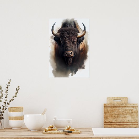 American Buffalo Painting Poster (Küche)
