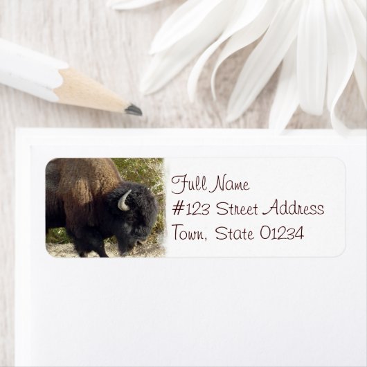American Buffalo Return Address Label (Insitu)