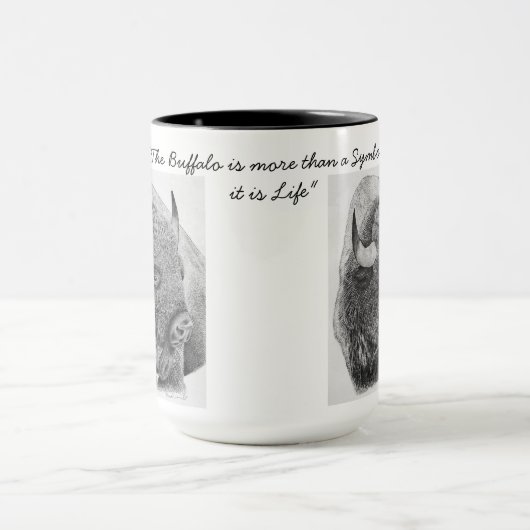 American Buffalo Tasse (Zentrum)