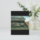 American built Skyliner poses for_Steam Train Postkarte (Stehend Vorderseite)