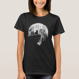 American Bulg Hund Breed Night Stroll for Dog Owne T-Shirt