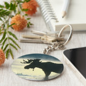 American Bull Moose Schlüsselanhänger (Seite)