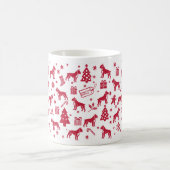 American Bulldog Christmas Design Kaffeetasse (Mittel)