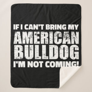 American Bulldog English Bulldog Lover Geschenk Sherpadecke