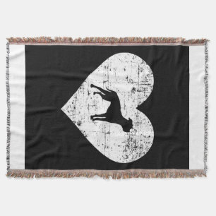 American Bulldog Heart Dog Decke