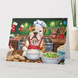 American Bulldog Holiday Baking: Festliche Weihnac Karte